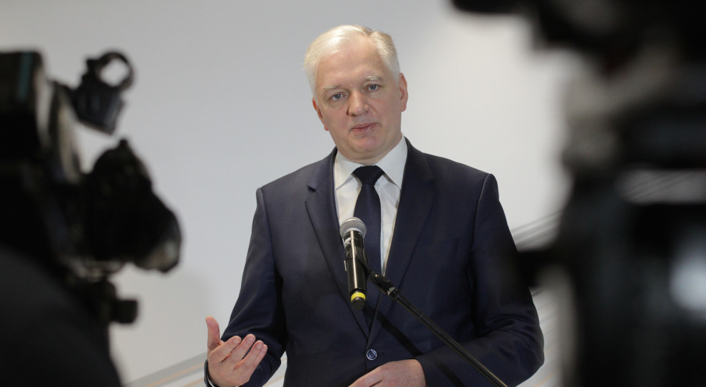 Gowin ocenił, że jarosławska uczelnia "znakomicie wpisuje się w bardzo potrzebną misję uczelni zawodowych - mianowicie kształci na potrzeby rynku pracy". Fot. PTWP Jarosław Gowin: Zależy nam, by rozwijały się wszystkie typy uczelni