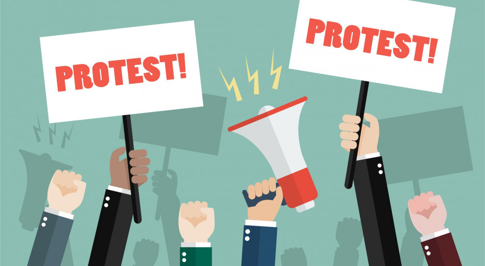Francja: Strajk. Pracownicy sektora publicznego oburzają się na plany zmniejszenia zatrudnienia o 120 tys. do roku 2022(fot.shutterstock) Francja: Pracownikcy strajkują przeciwko reformom prezydenta Macrona