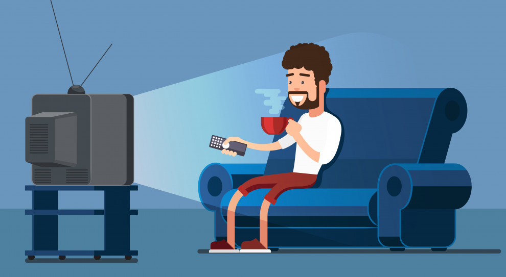 Praca na stanowisku "seryjnego oglądacza seriali" nie wymaga zakładania garnituru czy garsonki. (fot.shutterstock.com) Netflix zapłaci za oglądanie seriali i filmów. Szuka etatowych oglądaczy