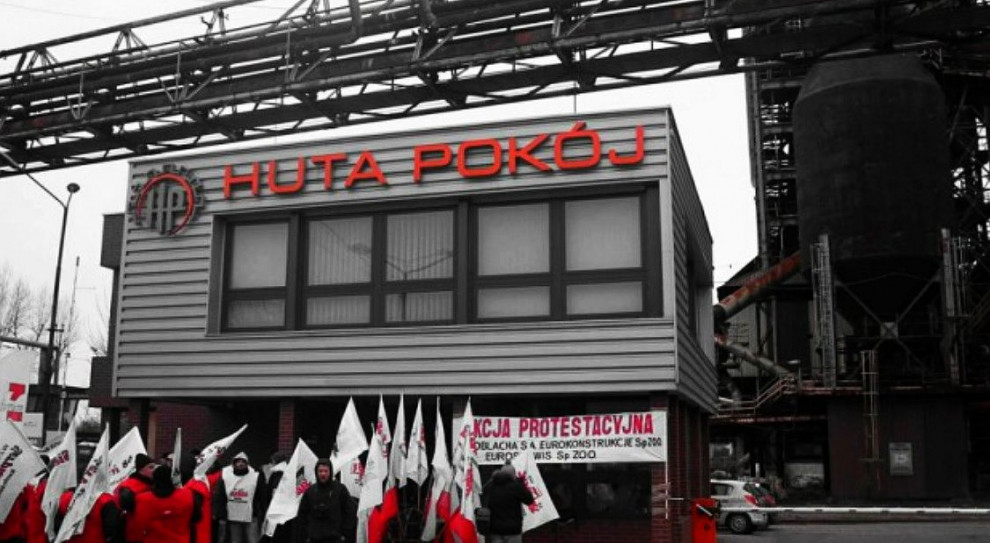 Związki zawodowe Huty Pokój rozpoczęły referendum strajkowe (fot. WZZ Sierpień 80) Będzie strajk w Hucie Pokój? "Propozycje zarządu są nie do przyjęcia"