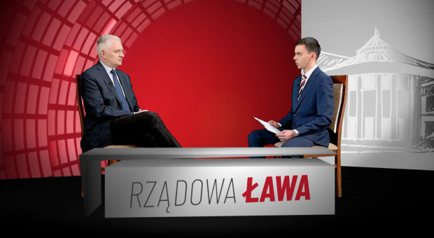 Wicepremier Jarosław Gowin w programie "Rządowa ława" (fot.PTWP) Jarosław Gowin: Uczelnie muszą odwdzięczyć się Polakom