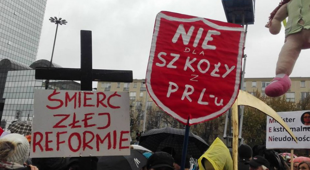 Nauczyciele liczą, że w budżecie znajdą się pieniądze na podwyżki inaczej zapowiadają protesty (fot. arch./Facebook/ZNP) Nauczyciele znów wyjdą na ulice? W czwartek decydujące rozmowy