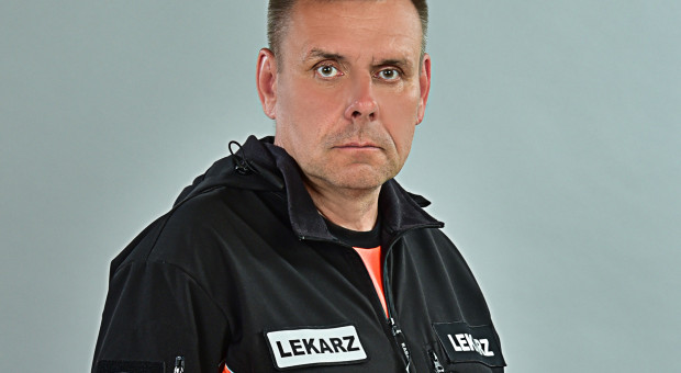 Dr Przemysław Paciorek (fot.mat.pras.) "Ratownictwo medyczne to dzisiaj zajęcie dla pasjonatów"