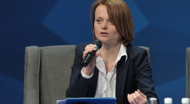 Jadwiga Emilewicz zapowiada dalsze prace nad ułatwieniami dla przedsiębiorców. (fot. PTWP) Minister Emilewicz: w ułatwieniu życia przedsiębiorcom, kluczowa jest rola urzędów i urzędników