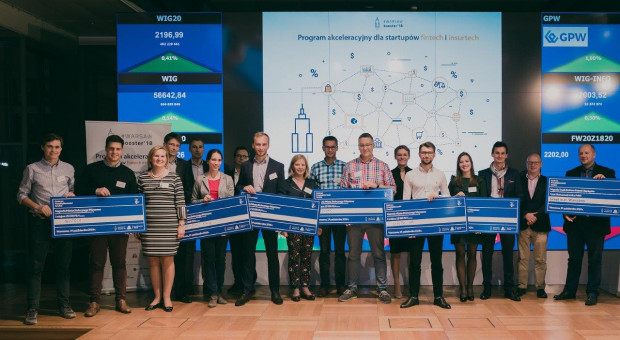 Laureaci programu akceleracyjnego #WARSAW booster’18 (fot. mat. pres.) Wyłoniono najlepsze start-upy fintechowe. Oto laureaci stołecznego konkursu
