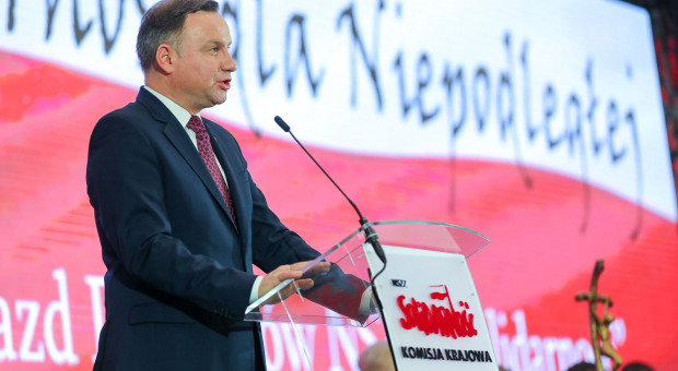 fot. KPRM Prezydent na zjeździe "S": rządzący doceniają udział związku w polityce