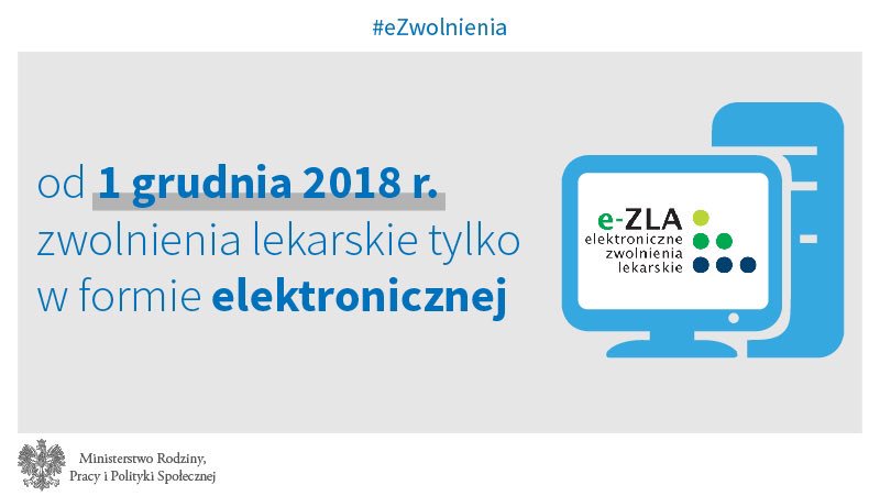 Od 1 grudnia zwolnienia lekarskie tylko elektronicznie (fot. twitter.com/MRPiPS_GOV_PL)