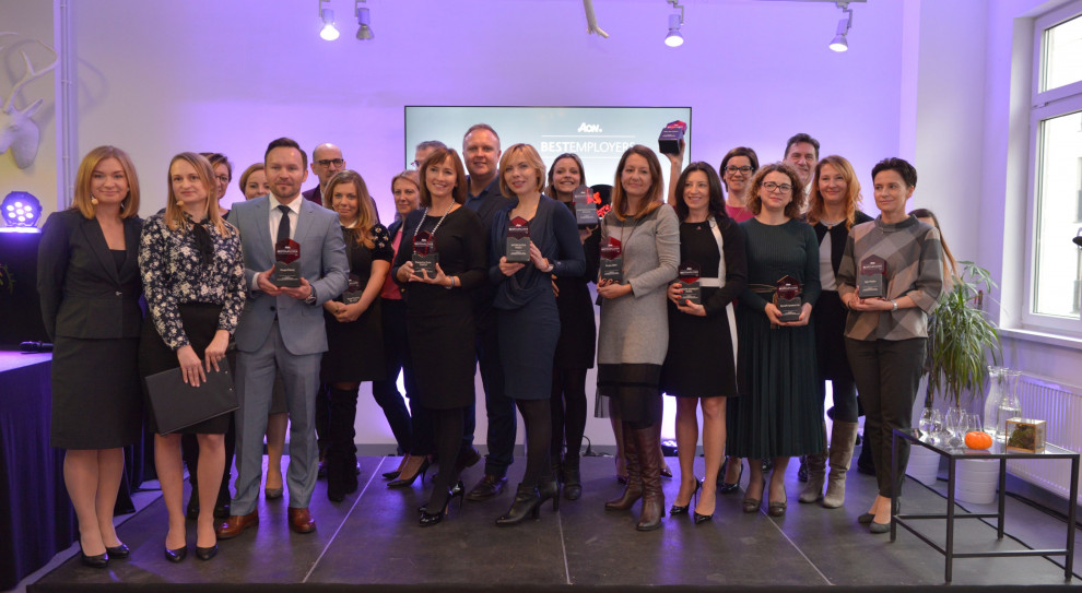Zwycięzcy programu Aon Best Employers (Fot. Newseria) Aon Best Employers 2018. Znamy najlepszych pracodawców w Polsce