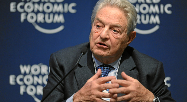 George Soros w czasie spotkania Światowego Forum Ekonomicznego. (fot. wikipedia.org/CC BY-SA 2.0) "Financial Times" wybrał Georgea Sorosa człowiekiem roku 2018