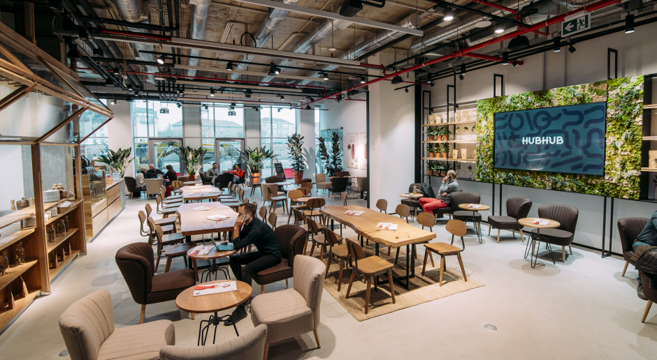 Przestrzeń coworkingu HubHub (fot. materiały prasowe)