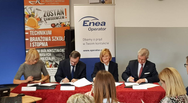 Szkoła w Chodzieży jest jedenastą placówką, która dołączyła do grona szkół objętych patronatem Grupy Enea (Fot. mat. pras.) Enea kształci energetyków. Nawiązała współpracę z kolejną szkołą