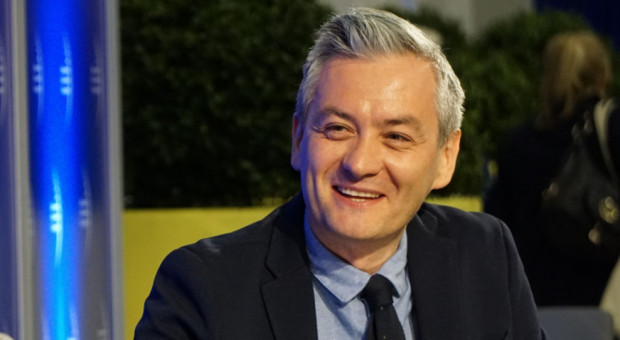 Robert Biedroń komentując zapowiedzi PiS podkreślił, że nie są one nowe. (fot. slupsk.pl) Biedroń: PiS nie odniósł się do niskich wynagrodzeń w wielu sektorach
