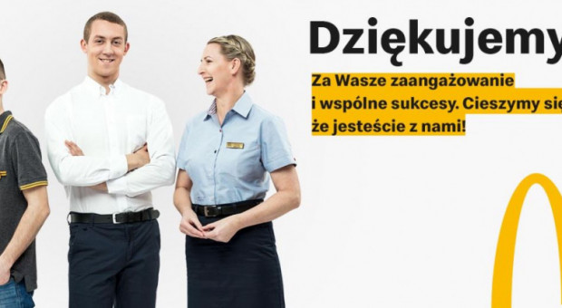 Fot. mat. pras. Nietypowa akcja McDonald's. Dziękując pracownikom łowi nowych