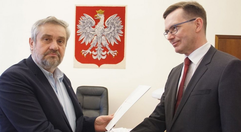 Minister Jan Krzysztof Ardanowski powołał Wojciecha Kędzię na stanowisko zastępcy dyrektora generalnego Krajowego Ośrodka Wsparcia Rolnictwa. (Fot. MRiRW)