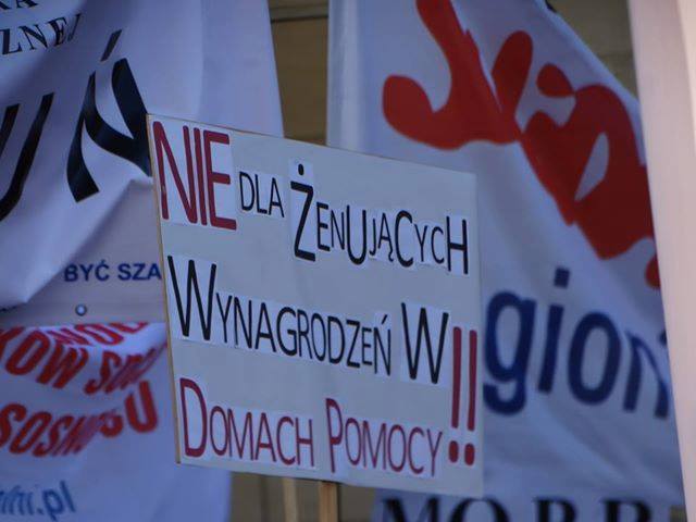 fot. Facebook/Polska Federacja Związkowa Pracowników Socjalnych i Pomocy Społecznej