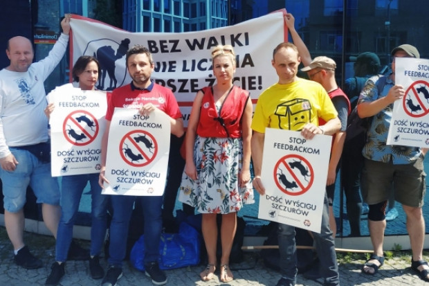 NSZZ ''Solidarność'' i OZZ „Inicjatywa Pracownicza” przy Amazon Fulfillment Poland (fot. OZZIP)