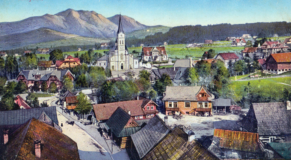 Widok na Zakopane, Krupówki w 1916 r. (fot. wikimedia.org/domena publiczna) Krótko i spontanicznie, tak urlopują się Polacy