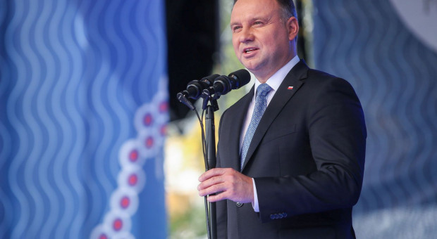 Prezydent Andrzej Duda (fot. Grzegorz Jakubowski/ KPRP) Andrzej Duda: Polacy nie mogą być tanią siłą roboczą, stąd wzrost płacy minimalnej