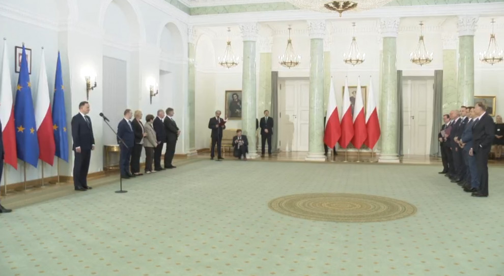 Prezydent w Polsce jest nieformalnym patronem dialogu społecznego. (fot. Kancelaria Prezydenta RP/twitter.com) Andrzej Duda powołał nowych członków Rady Dialogu Społecznego