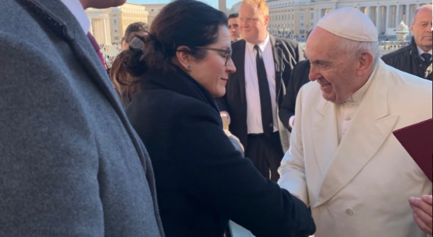 "Jak dodała Dulkiewicz na Twitterze, zaproszenie do Gdańska zostało przyjęte życzliwie" (fot. twitter.com/Dulkiewicz_A) Dulkiewicz zaprosiła papieża do Gdańska. NSZZ "Solidarność" stanowczo odcina się od zaproszenia.
