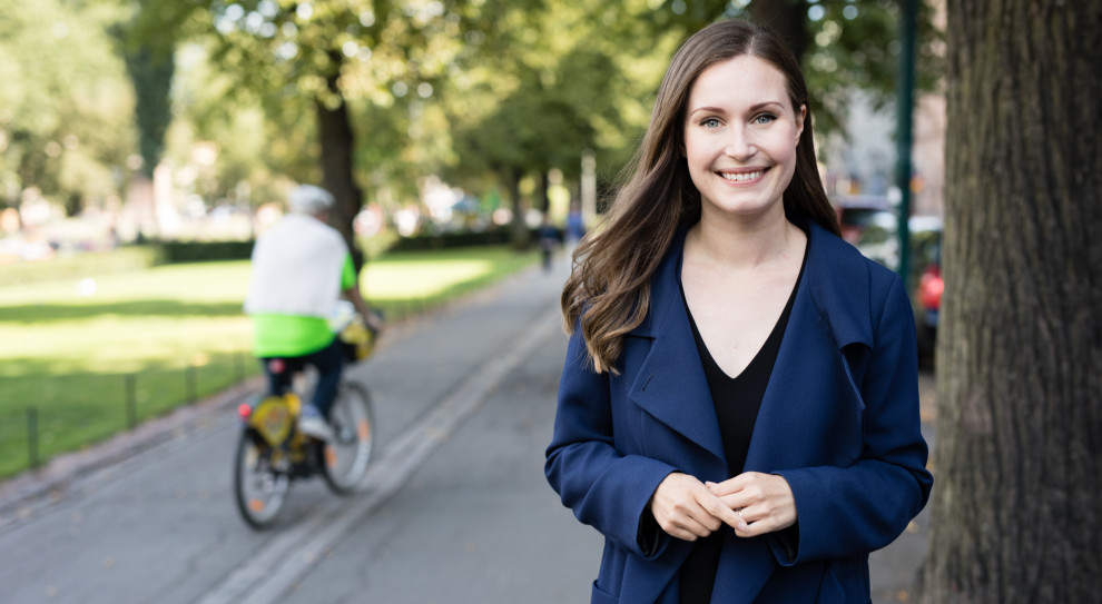 Sanna Marin w 2019 r. (fot. ©Laura Kotila/Finnish Government/flickr.com/CC BY 2.0) Finlandia: Czterodniowy tydzień pracy z poparciem premier