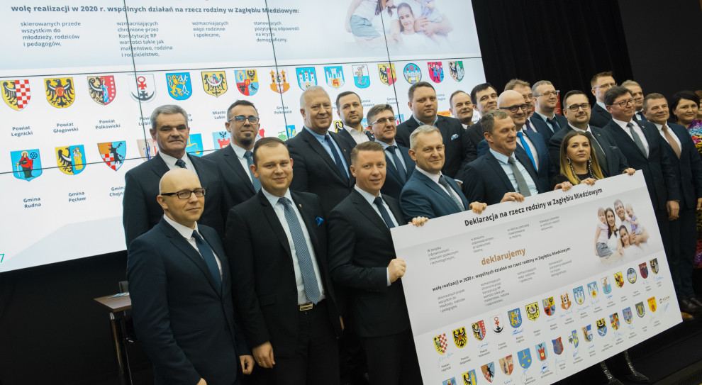 Deklarację współpracy pomiędzy KGHM i samorządami Zagłębia Miedziowego podpisano 30 stycznia 2019 roku w Lubinie. Fot. mat. pras. Prorodzinne wsparcie KGHM w Zagłębiu Miedziowym