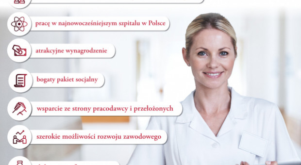 Szpital Uniwersytecki w Krakowie szuka pielęgniarek