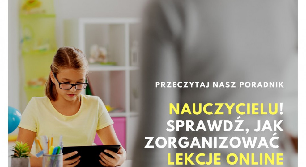Online można wspólnie pracować z uczniami na dokumentach. (Fot. twitter.com/MC_GOV_PL) Ministerstwo Cyfryzacji radzi nauczycielom, jak zorganizować lekcje online
