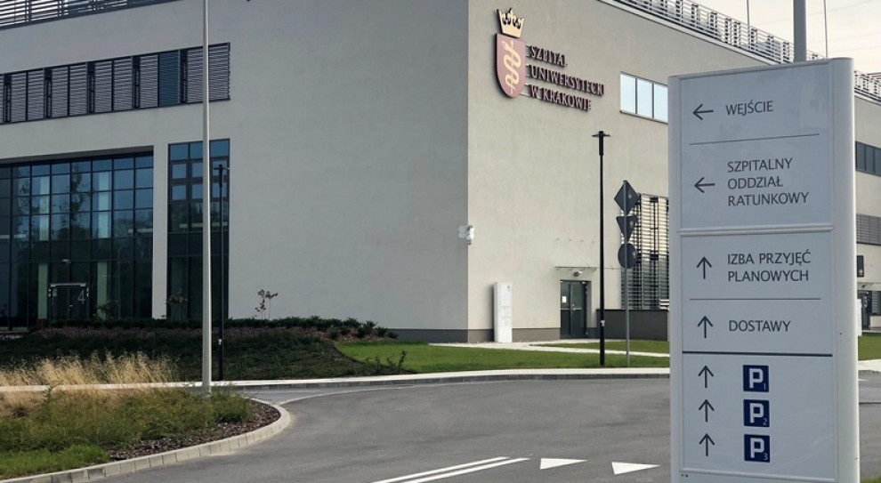 Szpital Uniwersytecki w Krakowie. (Fot. facebook.com/UJCMuniversity) Collegium Medicum szuka studentów wolontariuszy do pomocy w związku z koronawirusem