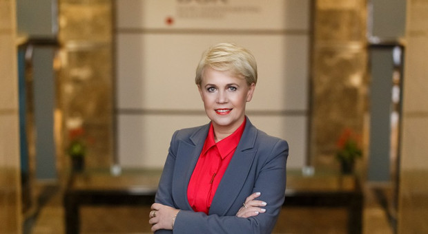 Prezes Banku Gospodarstwa Krajowego Beata Daszyńska-Muzyczka (fot. Twitter) BGK chce zachować instrumenty gwarancyjne wprowadzone podczas pandemii