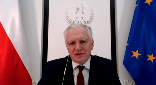 Wicepremier Jarosław Gowin (fot. PTWP) Trzeba dać gwarancję, że obostrzenia nie obejmą zaszczepionych
