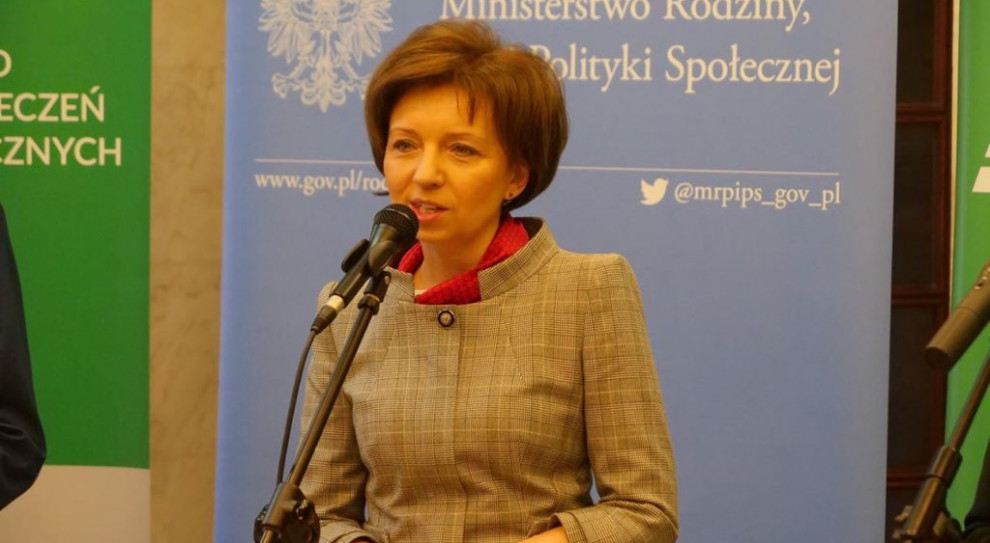 Minister rodziny, pracy i polityki społecznej Marlena Maląg. (Fot. twitter.com/MarlenaMalag) Maląg: mam nadzieję, że wsparcie dla wrocławskich firm ruszy pełną parą