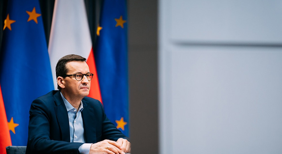 Premier Mateusz Morawiecki. (Fot. facebook.com/MorawieckiPL) PFR wypłacił przedsiębiorcom pierwsze subwencje w ramach Tarczy finansowej