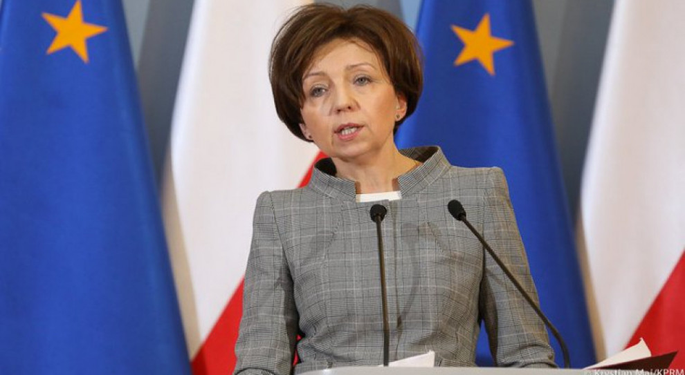 Szefowa MRPiPS zaapelowała do pracodawców, aby wzięli pod uwagę zalecenia PIP i minimalizowali możliwość zakażenia w miejscu pracy (fot. KPRM/Krystian Maj) Maląg: osobom powracającym do pracy trzeba zapewnić maksymalne bezpieczeństwo