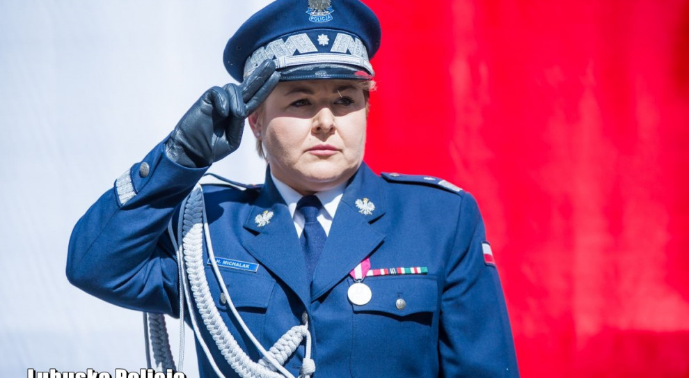 Helena Michalak przez większa cześć służby była związana z komendą wojewódzką w Gorzowie (fot. KWP) Helena Michalak żegna się z mundurem i stanowiskiem szefa lubuskiej policji