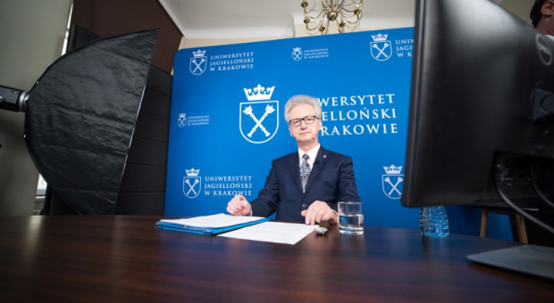 Prof. Jacek Popiel został 306. rektorem UJ (Fot. uj.edu.pl/Adam Koprowski) Kraków: Prof. Jacek Popiel 306. rektorem Uniwersytetu Jagiellońskiego