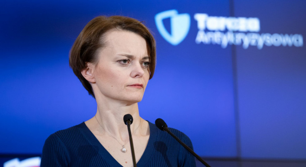 Jadwiga Emilewicz liczy, że praca zdalna stanie się standardem. Fot. KPRM/Adam Guz Jadwiga Emilewicz: Praca zdalna na stałe zakorzeni się w polskiej gospodarce