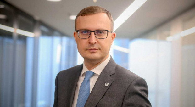 Prezes Polskiego Funduszu Rozwoju Paweł Borys. (Fot. NP) Borys: pieniądze z Tarczy Finansowej PFR dla dużych firm jeszcze w czerwcu