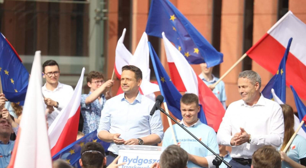 Prezydent Warszawy Rafał Trzaskowski. (Fot. twitter.com/rafal.trzaskowski) Trzaskowski: założymy związek zawodowy "Nowa Solidarność"