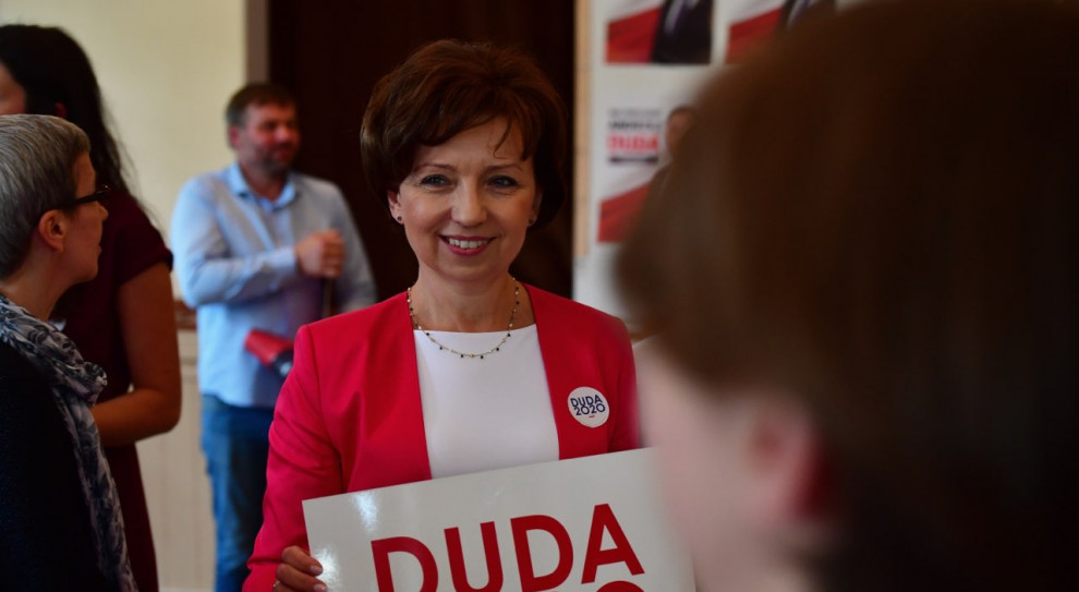 Minister rodziny, pracy i polityki społecznej Marlena Maląg. (Fot. Twitter.com/MarlenaMalag) Maląg: Ponad 88 mld zł trafiło na wsparcie miejsc pracy