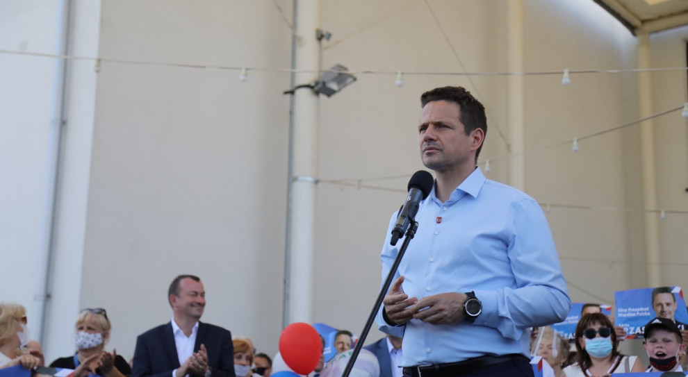 Rafał Trzaskowski zapowiada ochronę miejsc pracy (fot. TT/Rafał Trzaskowski) Rafał Trzaskowski: nie ma zgody na podwyższenie podatków, nie ma zgody na nowe podatki