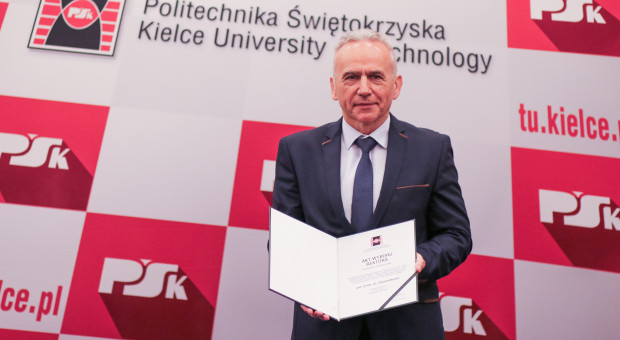 Nowy rektor rozpocznie swoją kadencję od 1 września tego roku (fot. tu.kielce.pl) Prof. Zbigniew Koruba rektorem Politechniki Świętokrzyskiej