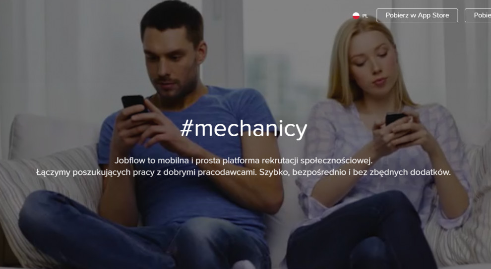 Na razie Jobflow dostępna jest na terenie Warszawy (fot. jobflow.pl). Jobflow wchodzi na polski rynek. CV nie akceptuje