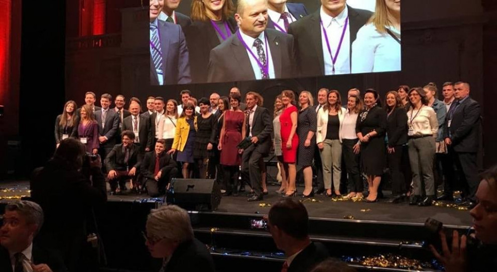 W 2018 r. Lesław Tomczak odbierał nagrodę dla opolskiego projektu (fot. UMWO) Opolanin ambasadorem Europejskiego Tygodnia Umiejętności Zawodowych