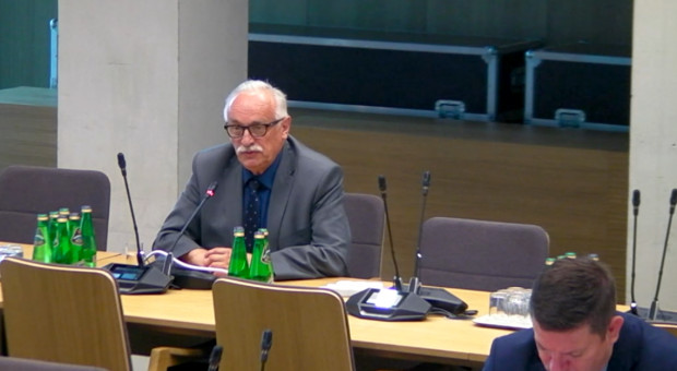 Andrzej Kwaliński podczas posiedzenia Komisji do Spraw Kontroli Państwowej (fot. iTV Sejm) Andrzej Kwaliński pewnym kandydatem na Głównego Inspektora Pracy