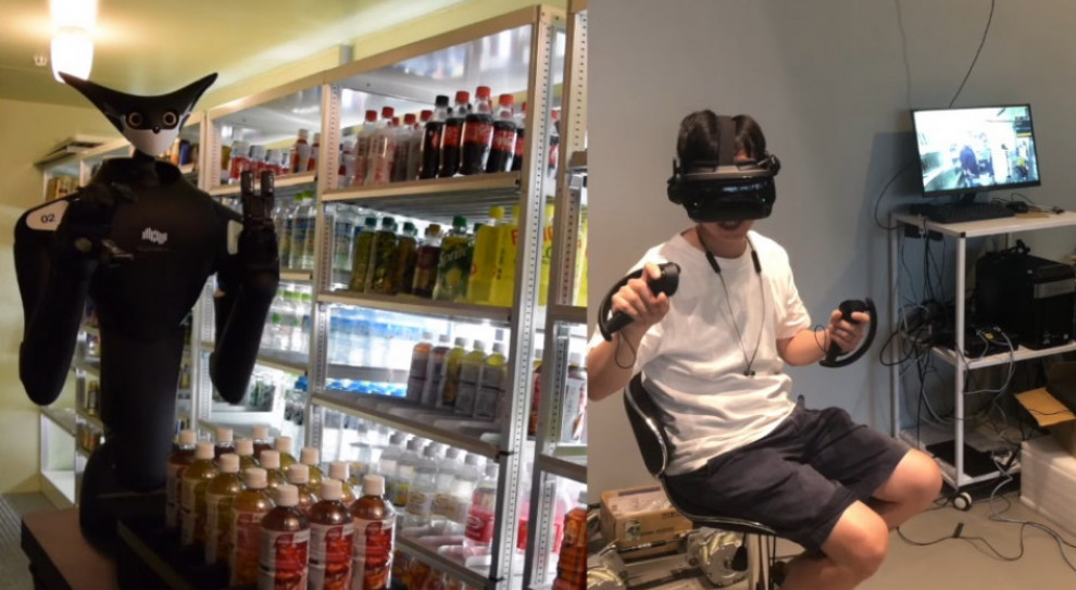 Model-T został opracowany przez japoński startup Telexistence. (Fot. Youtube) Roboty będą uzupełniać towar na półkach w japońskich supermarketach