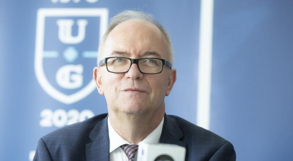 Jerzy Gwizdała zrezygnował z funkcji na początku swojej drugiej kadencji (fot. Jerzy Pinkas/www.gdansk.pl)UMG) Jerzy Gwizdała zrezygnował z funkcji rektora Uniwersytetu Gdańskiego