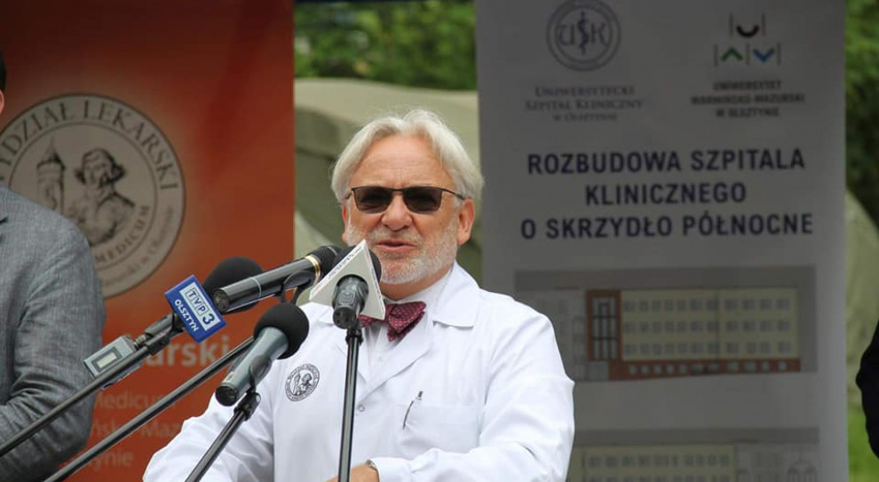 Wiceminister edukacji i nauki prof. Wojciech Maksymowicz (Fot. Facebook) Chcą zachęcić polskich lekarzy i pielęgniarki z Wielkiej Brytanii do powrotu do kraju