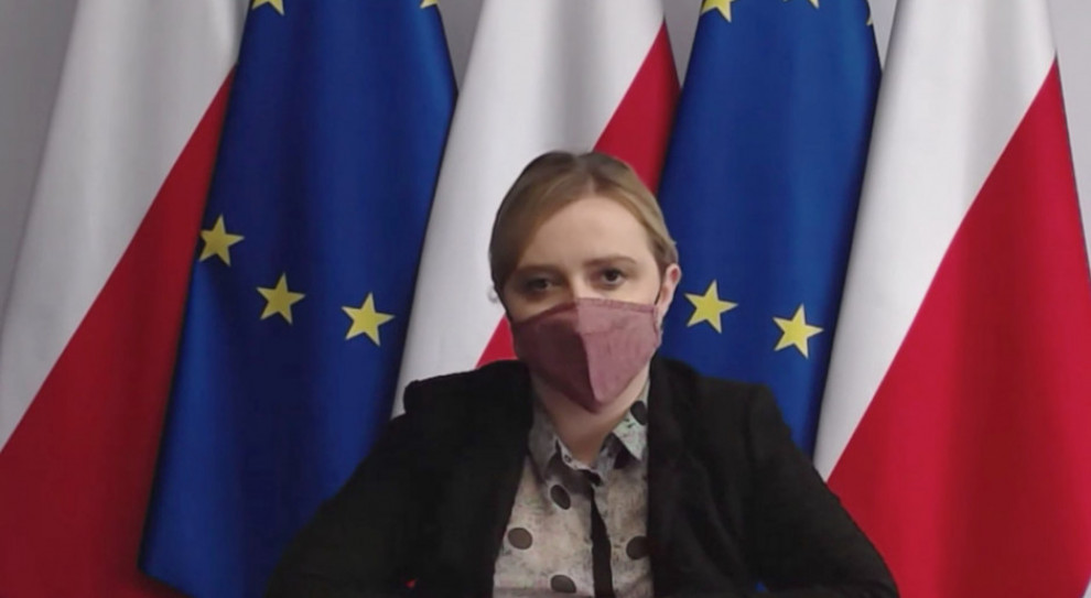 Olga Semeniuk, fot. mat. pras. Semeniuk: aktualizujemy protokoły bezpieczeństwa dla firm