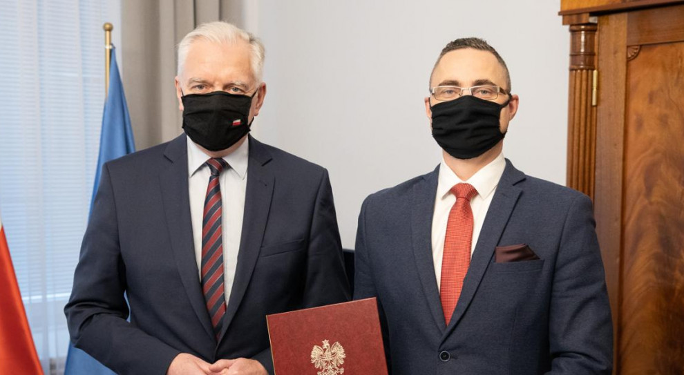 Grzegorz Walter nowym komendantem OHP (fot. twitter.com/MRPiT_GOV_PL) Ochotnicze Hufce Pracy z nowym komendantem